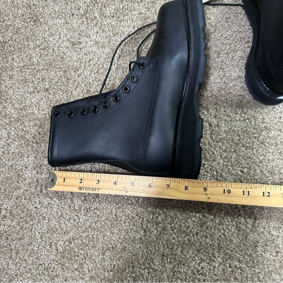 bates 1950 combat military boots Size 4R Boot Safety 8" Black Steel Toe Boot - Picture 8 of 11